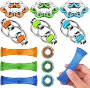 Pack of 12 Anti-Stress Toys, Adhs Toy, Anti-Stress Toy, Stress Toy, Fidget Toys Adults, Fidget Toy, Anti-Stress, Skills Set Stress Adults