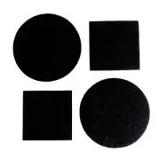 Compost Pail Replacement Filters , 2 Sets of 4.5 in Square and 6.5 in Round
