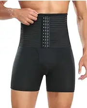 [Generic] Men Slimming Tummy Control Shorts Compression High Waist Shapewear Hip Enhancer Brief