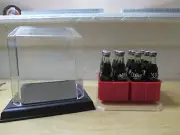 Coca Cola World Glass Bottle x2 Crate & Display Case Mexico/Japan/Israel/Egypt
