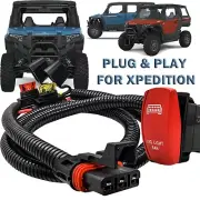 Pulse Busbar Plug Wire Harness On/Off Red Rocker Switch for LED Light Bar XP ADV