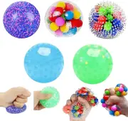 5PACK Stress Balls,Squishy Balls Fidget for Adults Stress Relief,