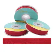 Scarlet Red 1" (25mm) Sewing Fold Over Elastic - Elastic by the Yard