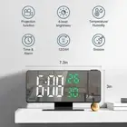 Multifunctional Digital Alarm Clock with Large LED For Bedroom Screen A2E2