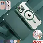 For iPhone 16 15 14 13 12 11 Pro Max Plus Case magsafe Leather Wallet Flip Cover