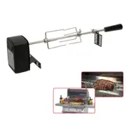 Universal BBQ Spit Roast Automatic Rotisserie Charcoal Grill Kit Motor Burner
