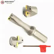 U Drill C40-3D46 WC08 CNC Tool Indexable Drill Bit WCMX 080412 Insert+Wrench