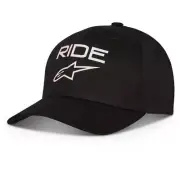 ALPINESTARS ASTARS Ride Transfer Hat Black/White AS1181010102084 FLEXFIT LG/XL