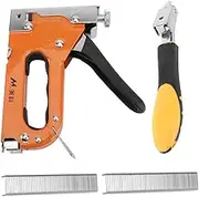 GETAJGHSD 1set Manual Nailer Tool for Woodworking Heavy Duty Portable Nailer Safety Feature for Easy Nail Fastening Walls Includes Nails