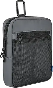 Xxerciz Golf Pouch Bag Multi Pocket with Clip, Durable Nylon Valuables Holder for Extra Phone, Ball, Tees, Pencils, Wallet, Ball Markers