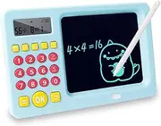 Number Genius - Interactive Electronic Math Game with Sketch Pad - Educational Math Learning Games for Kids: Addition, Subtraction，Multiplication Machine，Multiplication Game