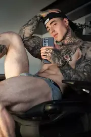 [Z062] Handsome Man Cute Male Model Showing Off Body Physique Art Photography