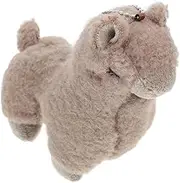 Zerodeko Alpaca Keychain Cute Stuffed Animal Pendant for Backpacks Bags Phones Soft Keyring Accessory for Home Work School