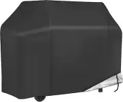 55 Waterproof BBQ Grill Cover, Fade Resistant, Fits Weber Brinkmann Nexgrill, Bl