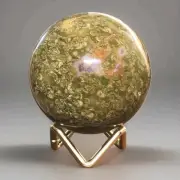 Polished Green Forest Jasper Sphere 2.5" - USA