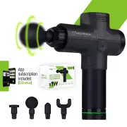 Izza Fitness Premium Gun Massager Percusion With Subscription App Included