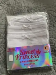 Sweet Princess Under Shirt 3pack Camoisoles 100%cotton