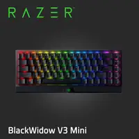 在飛比找PChome24h購物優惠-Razer 黑寡婦蜘蛛幻彩版鍵盤 V3 Mini 無線(綠軸