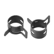 Steel Band Clamp 13mm Hose Tube Spring Clips Clamp Black Manganese Steel 30Pcs