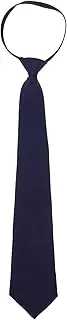 [OATIPHO] Zipper Ties for Men, Adjustable Neck Tie Uniforms Tie, Pre-tied Tie for Wedding Business Formal Special Occasion