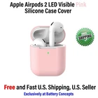 Apple AirPods Silicone Case Cover PINK for Gen.1 & 2 Apple Airpod Charging Case