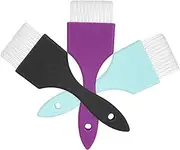 FOMIYES Hair Tint Brush Soft Material 3 Pack Hair Dye Applicator for Easy Diy Coloring at Home Random Color