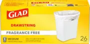 6 Pack Medium Garbage Bags, Force Flex, White, 8-Gal., 26-Ct. 22360