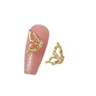1pc Nail Ornament Shiny Diy Nail Art Symmetric Butterfly Wing Nail Decoration