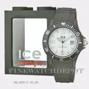 Authentic Unisex Ice Sili Collection White & Black Watch SI.BW.U.S.10