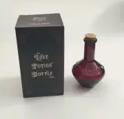 Red Love Potion Bottle Ornate Heart Glass Witch Casket Exclusive New With Box