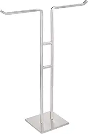 Amazon Basics Dual-Arm T-Bar Hand Towel Holder Rack