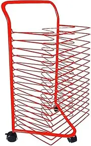 16-Tier Art Drying Rack, Ideal for Schools and Nurseries, Space-Saving Rack, (for Artist Canvases, Paper, Paintings)