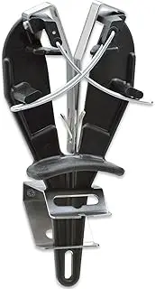 Giesser Since 1776 - Made in Germany - Sharp Easy, Knife Sharpener, with Holder, honing Steel, Dual Function, Black, 9980 s