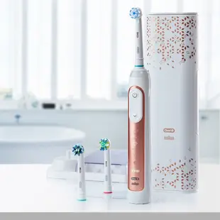 德國百靈Oral-B-Genius9000 3D智慧追蹤電動牙刷(玫瑰金)-V3 歐樂B