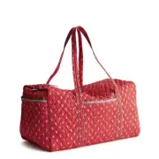 Vera Bradley Premium Cotton Large Original Duffel Dotty Floral