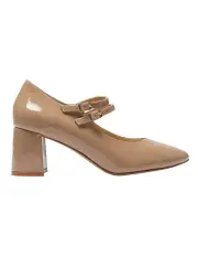 [Jane Debster] Claire Heeled Shoes in Blush Patent