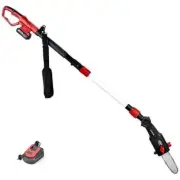 BAUMR-AG PC3 20V SYNC Cordless Pole Saw Kit, 8 inch Chainsaw Pruner, Telescopic