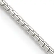 20 Inch Sterling Silver 1.15mm 8 Sided Diamond-Cut Box Chain