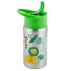 Stephen Joseph Stainless Steel Water Bottles, 18 Ounce (Pack of 1), ZOO