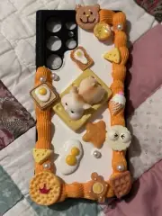 Samsung S22 Ultra Hamster & Foods Decoden Phone Case