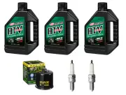 Oil Change KiKawasaki Prairie KVF650 Tune Up ATV BLEND NGK Plug & Filter KVF 650