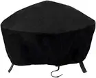 Valuehall Fire Pit Cover Waterproof 600D Outdoor Bowl Table Cover round Fire ...