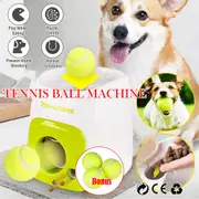 OZNALA Automatic Balls Launcher Dog Throwing Machine Toy Interactive Tennis Pet Thrower