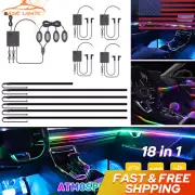 LED RGB Symphony Atmosphere Car Acrylic Interior Fiber Optic Ambient Light Strip (for: Renault)