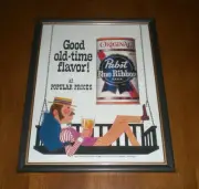 PABST BLUE RIBBON BEER FRAMED COLOR AD PRINTS - YOUR CHOICE