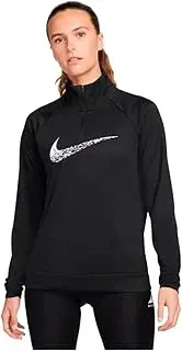 [Nike] Swoosh Women's Dri-FIT 1/4 Zip Mid Layer Running Top