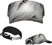 [FHPCE] Sun Visor Hat Empty Top Sun Hat Adjustable Sunscreen Visor Cap Plant Fern Leaf Baseball Caps Sports Sun Caps