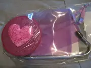 JC Table Counter Bar Top Bag Purse Hook Hanger " LUV " COA