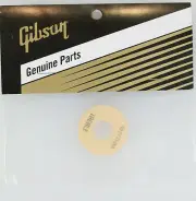 GIBSON Cream Creme Toggle Switch Washer Gold Letters Les Paul SG ES Genuine READ