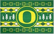 FANMATS 25849 Oregon Ducks Holiday Sweater Starter Mat Accent Rug - 19in. x 30in. | Sports Fan Home Decor Rug and Tailgating Mat